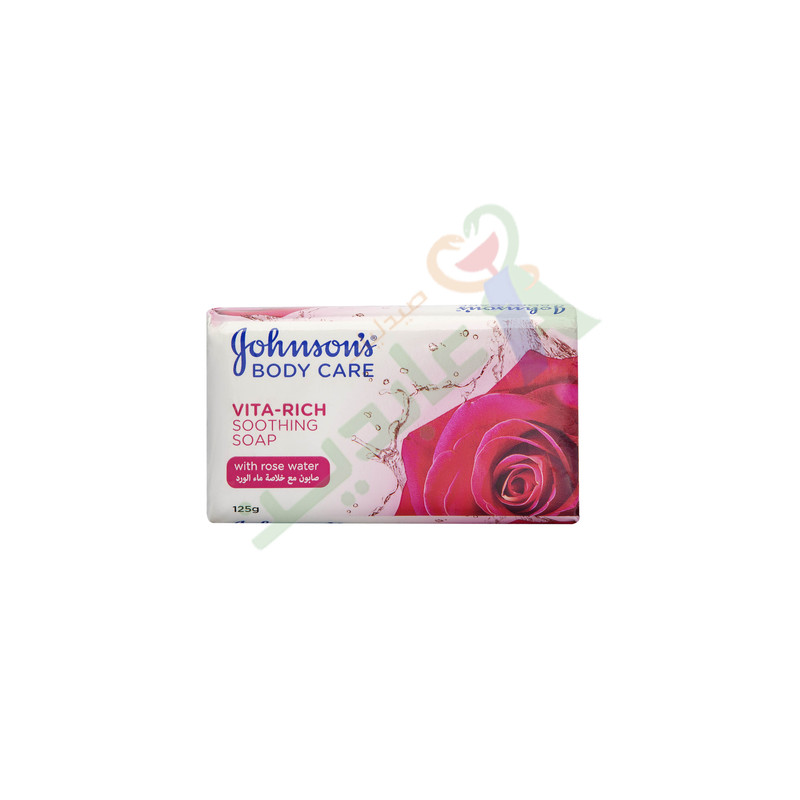 JOHNSONS & ROSE WATER SOAP 125G