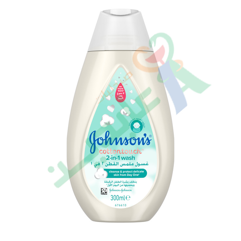 JOHNSONS COTTON TOUCH 2 IN 1 WASH 300ML
