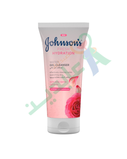 JOHNSONS WATER GEL CLEANSER WITH ROSE WATER 150ML