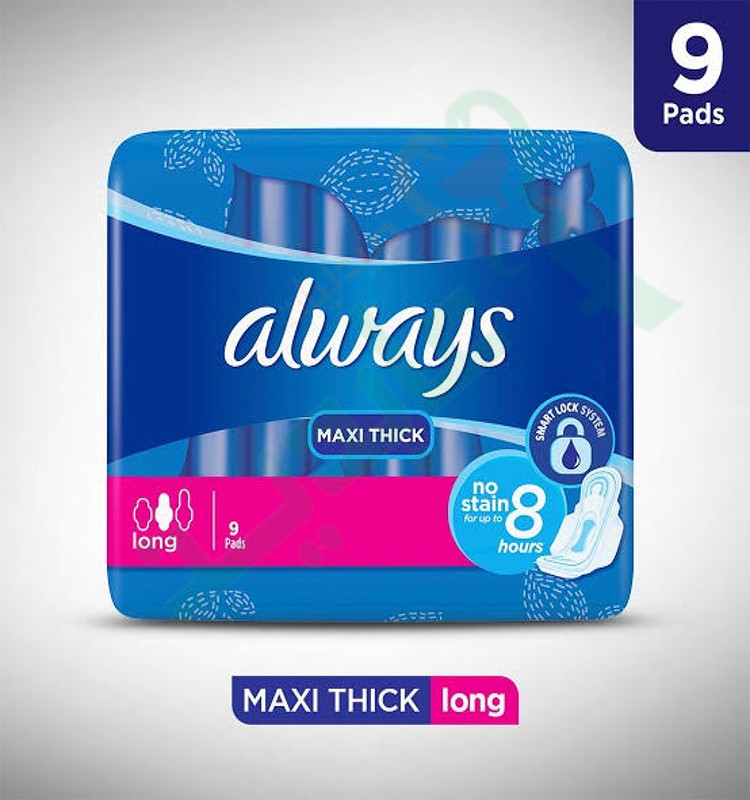 ALWAYS MAXI THICK LONG 9 Piece