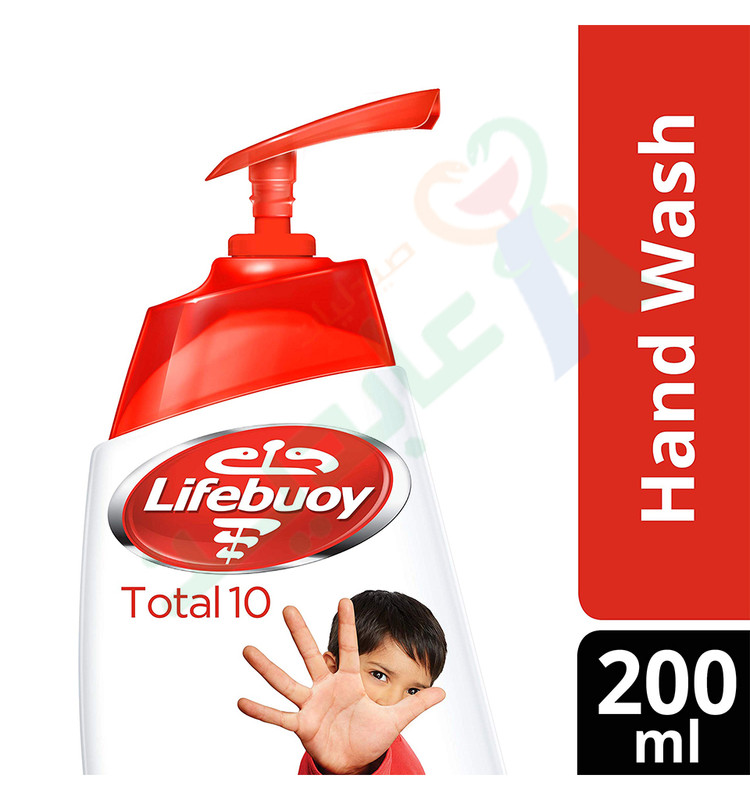 LIFEBUOY HAND WASH TOTAL (10) 200 ML   DISCOUNT 15%