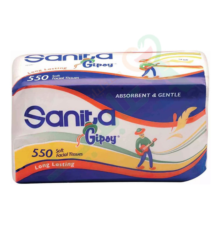 SANITA GIPSY SOFT FACE 550 TISSUES