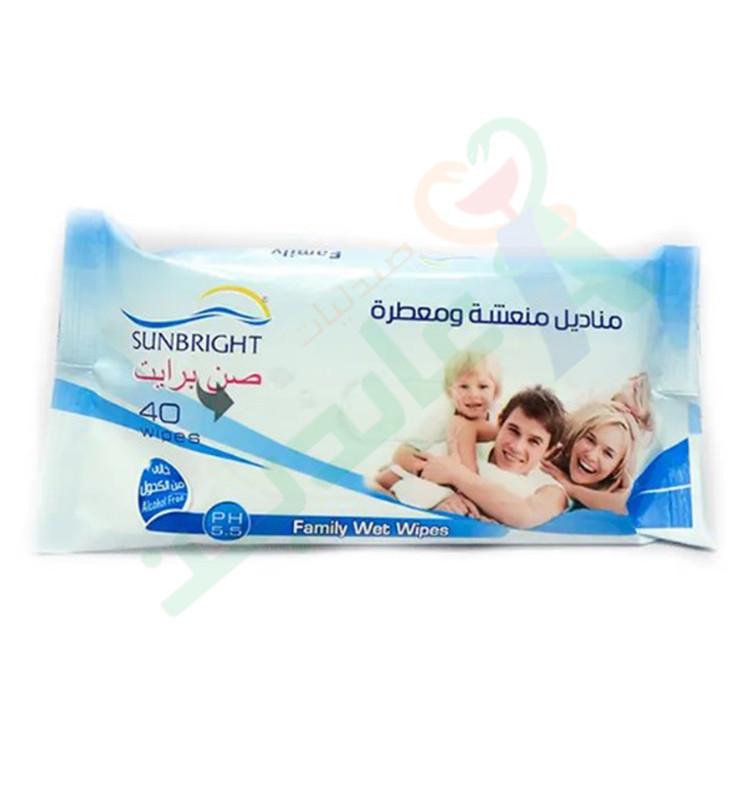 SUNBRIGHT BABY WET WIPES 40WIPES