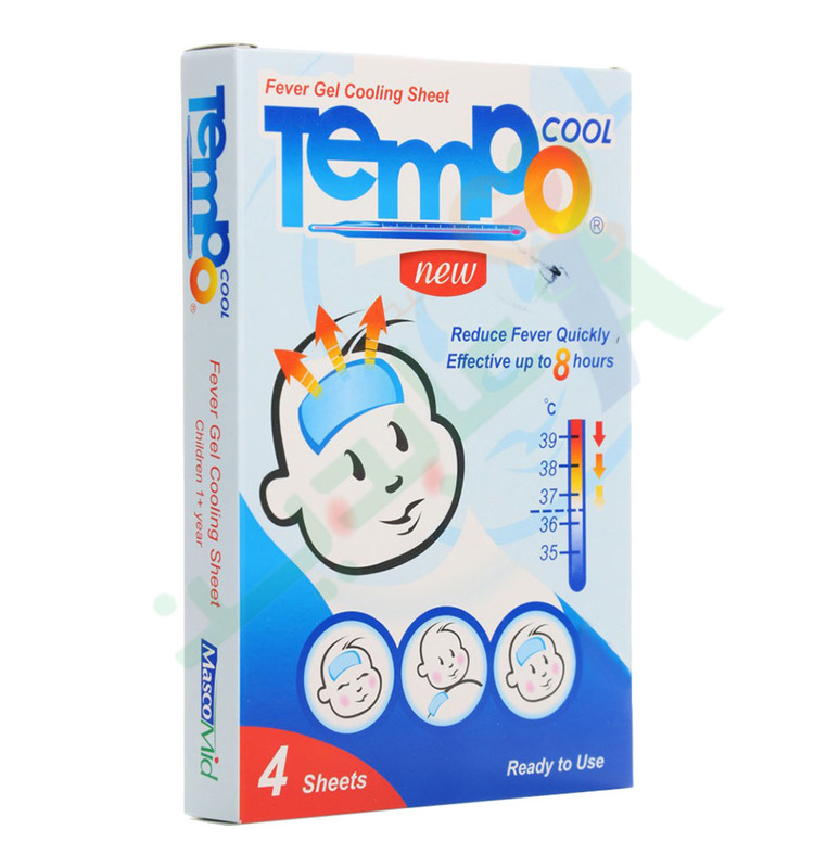 TEMPO COOL COOLING GEL 4  PIECES