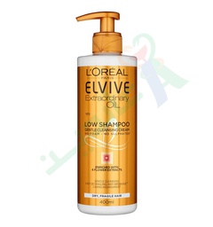 [97447] LOREAL ELVIVE  EXTRAORDINARY OIL LOW SHAMPOO 3IN1  400ML   DISCOUNT 15%