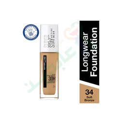 [95576] MAYBELLINEE SUPER STAY FOUNDATION  34  30ML