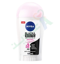 [60431] NIVEA STICK WOMEN BLACK & WHITE 40ML
