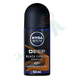 [95761] NIVEA MEN DEEP BLACK&CARBON ESPRESSO ROLL ON 50ML