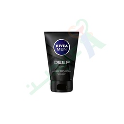 [92941] NIVEA MEN DEEP CLEAN FACE & BEARD WASH 100ML