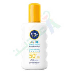 [16541] NIVEA SUN KIDS SENSITIVE+50 PROTECT&CARE 200ML
