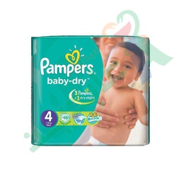 [67581] PAMPERS BABY DRY (4) 46 pieces