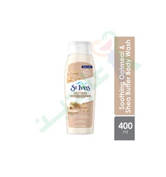 [44044] ST.IVES SOOTHING OATMEAL&SHEA BUT BODY WASH 400ML