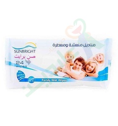 [62088] SUNBRIGHT FAMILY WIPES 40 WIPES
