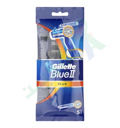 [9215] GILLETE BLUE II PLUS 5 PIECES
