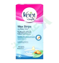 [56616] VEET WAX STRIPS SENSITIVE SKIN 12 STRIPS