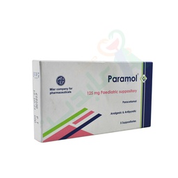[34498] PARAMOL  125 MG  INF  5 SUPPOSITORIES