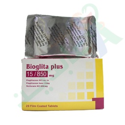 [49198] BIOGLITA - PLUS 15 / 850 MG 20 TABLET