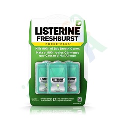 [62335] LISTERINE FRESHBURST BREATH STRIPS 24STRIPS