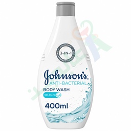 [7775] JOHNSONS ANTI-BACT SEA SALTS BODY WASH 400 ML