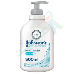 [97825] JOHNSONS HAND WASH ANTI-BACTERIAL SEA SALTS 500ML