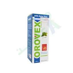 [76244] OROVEX MOUTH WASH&REFRESHENER PEPPERMINT 120ML