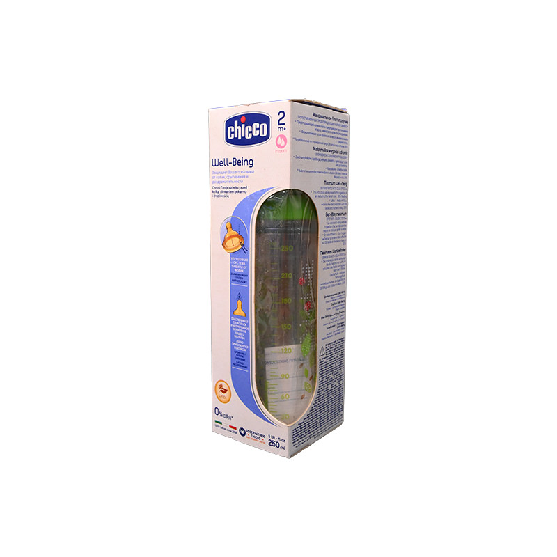 CHICCO BIBERON 250 ML  COD.8570 ببرونه رابر