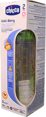 CHICCO BIBERON 250 ML COD.8570 FEEDING BOTTLE RUBBER