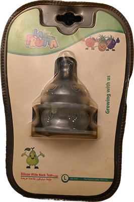 LA FRUTTA SILICON WIDE NECK TEAT (L) 2 pieces