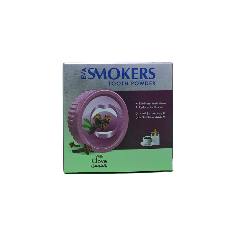 EVA SMOKERS TOOTH POWDER WITH CLOVE 40 GM