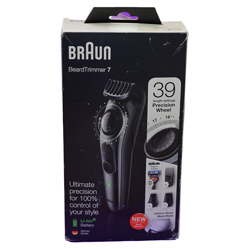 BRAUN BEARD TRIMMER 7 39 PRECISION WHEEL BT7220