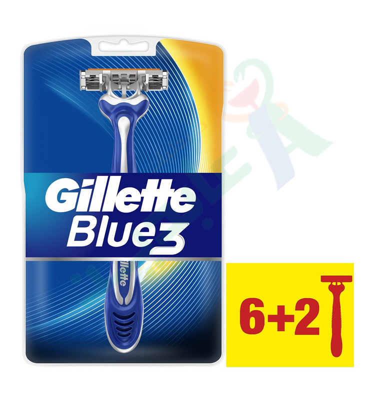 GILLETTE BLUE 3 COMFORT 6+2  Piece