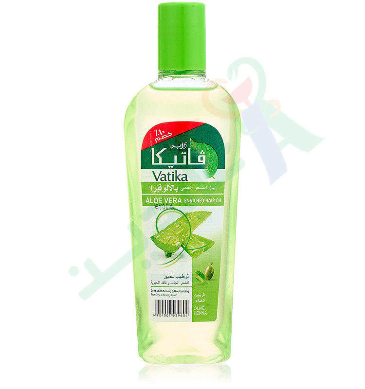 VATIKA ALOE VERA HAIR OIL 45ML  DISCOUNT 10%--