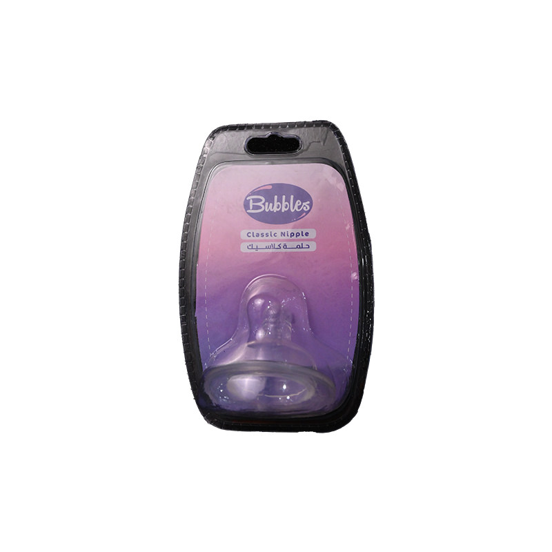 BUBBLES CLASSIC NIPPLE +2 MONTHS