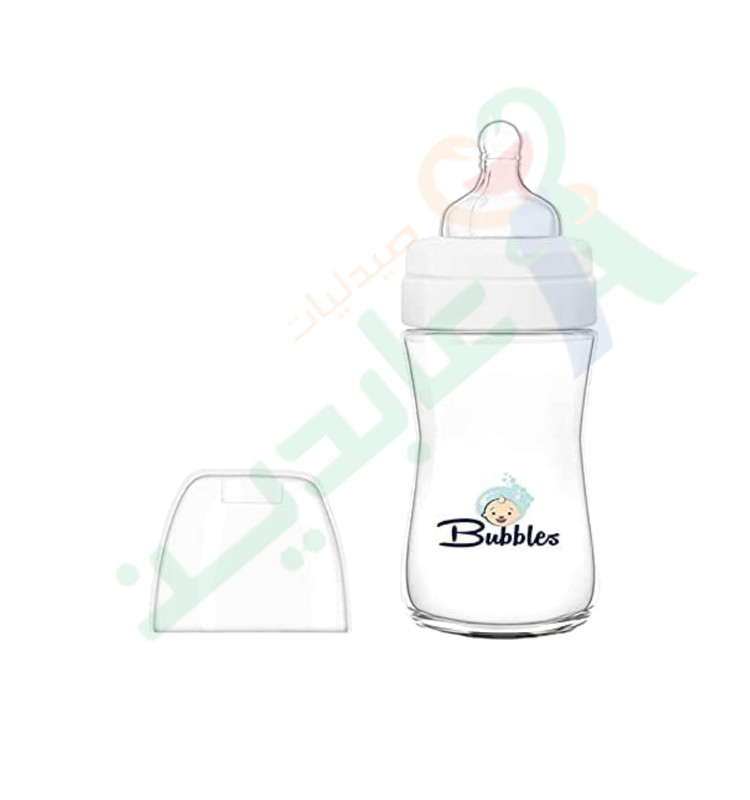 BUbbLES FEEDING BOTTLE CLASSIC  150ML 8010(WHITE)