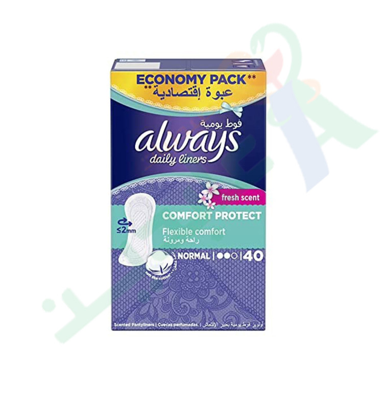 ALWAYS DAILY COMFORT PROTECT NORMAL 40 DIAPER