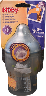 Nuby WIDE NECK 0+ MONTH 270ml COD68057