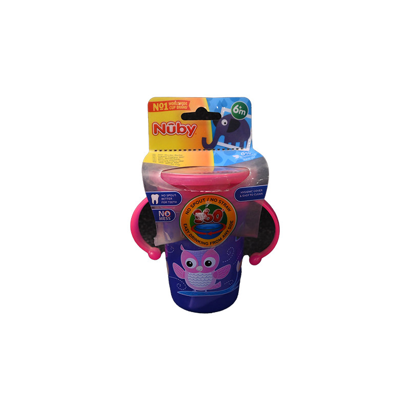 NUBY WORLDWIDE CUP BRAND +6 MONTH  240ML CODE10410