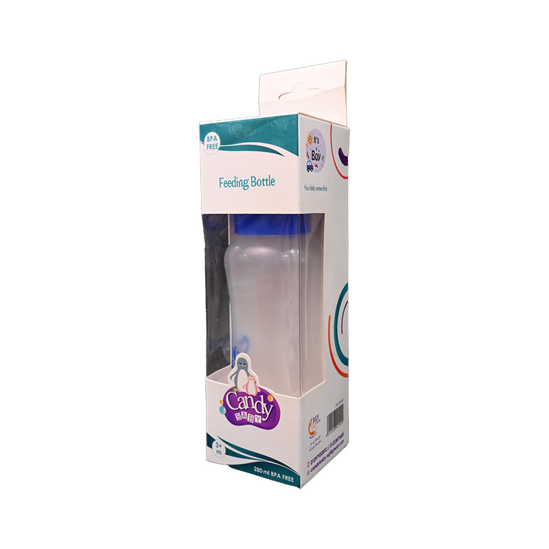 CANDY BABY FEEDING BOTTLE 3+ MONTH280ML BLUE