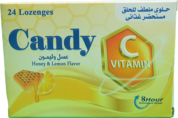 CANDY ORANGE 24 LOZENGES