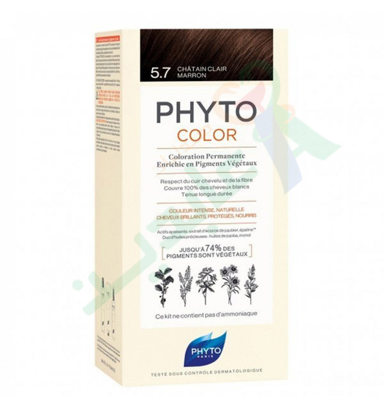 PHYTO COLOR LIGHT CHESTNUT BROWN 5.7