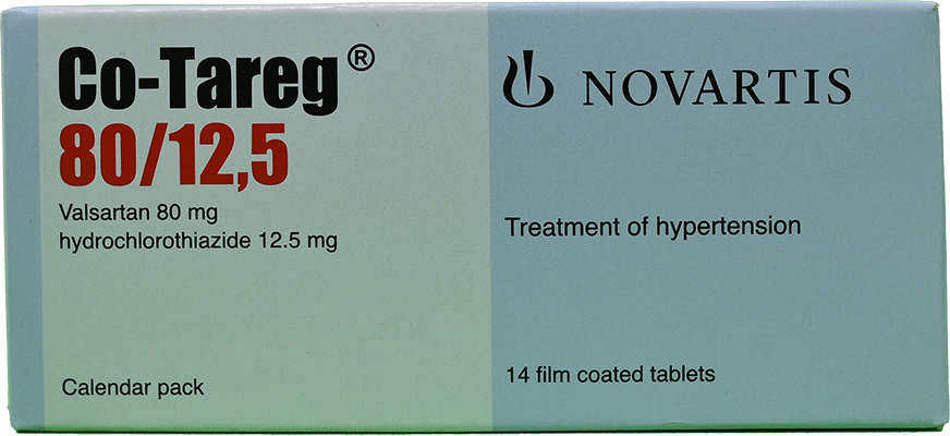 CO TAREG 80 / 12.5 MG 14 TABLET