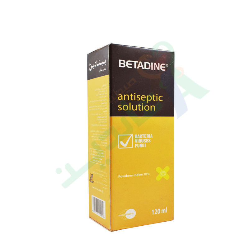 BETADINE 10% ANTISEPTIC - SOL - 120 ML