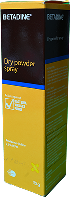 BETADINE  DRY POWDER SPRAY 55G