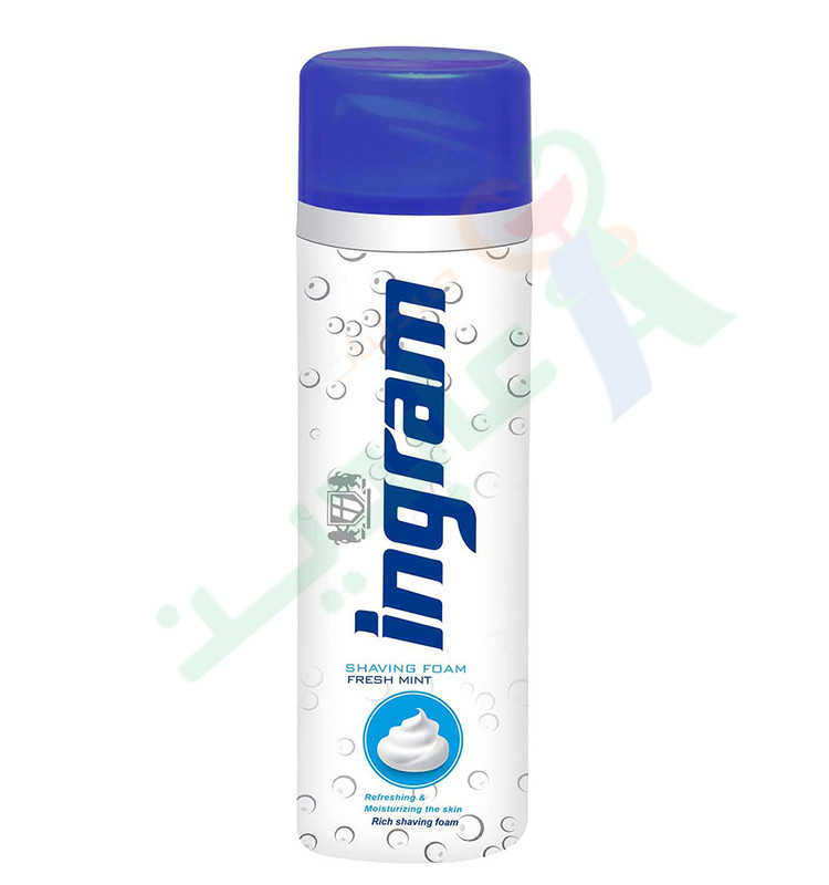 INGRAM SHAVING FOAM FRESH MINT 200ML--