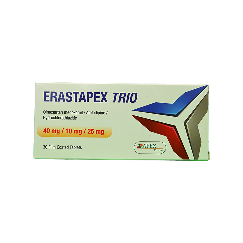 ERASTAPEX TRIO 10 MG/40 MG/25 MG 30 TABLET