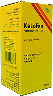 KETOFAN SYRUP 12.5MG/5ML 120 ML