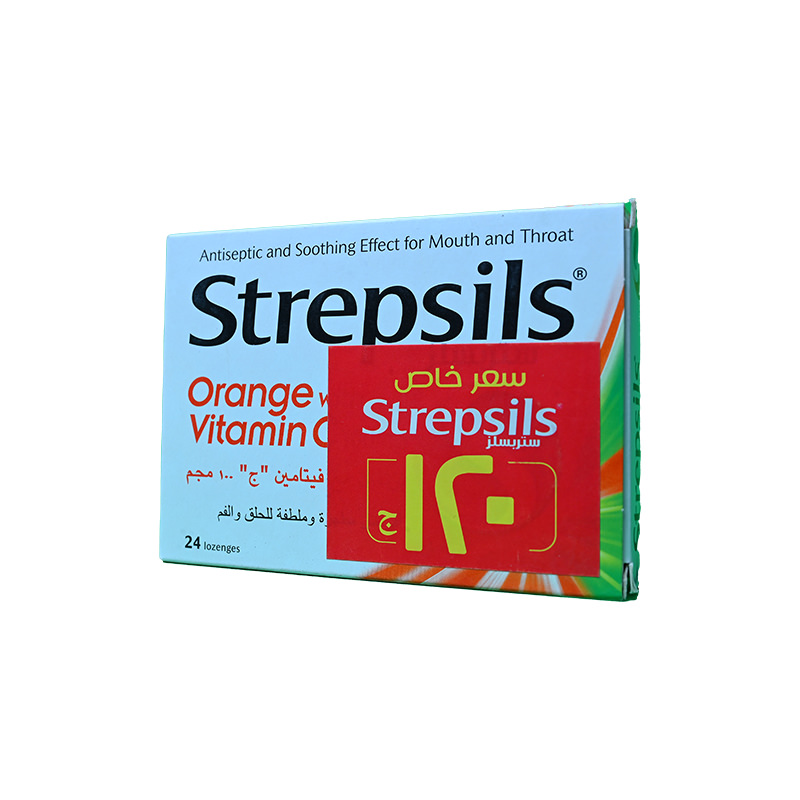 STREPSILS ORANGE WITH VITAMIN C 24 LOZ 25%