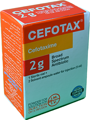 CEFOTAX 2 GM VIAL