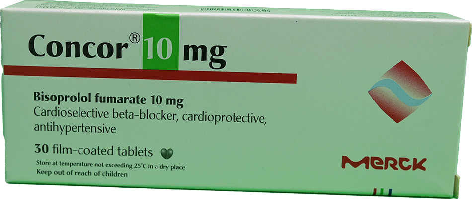 CONCOR 10 MG 30 TABLET