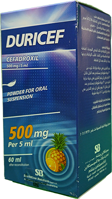 DURICEF 500 MG SUSPENSION 60 ML